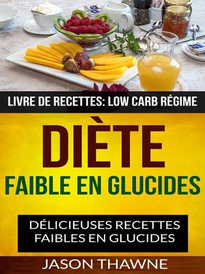 cover image of Diète faible en glucides